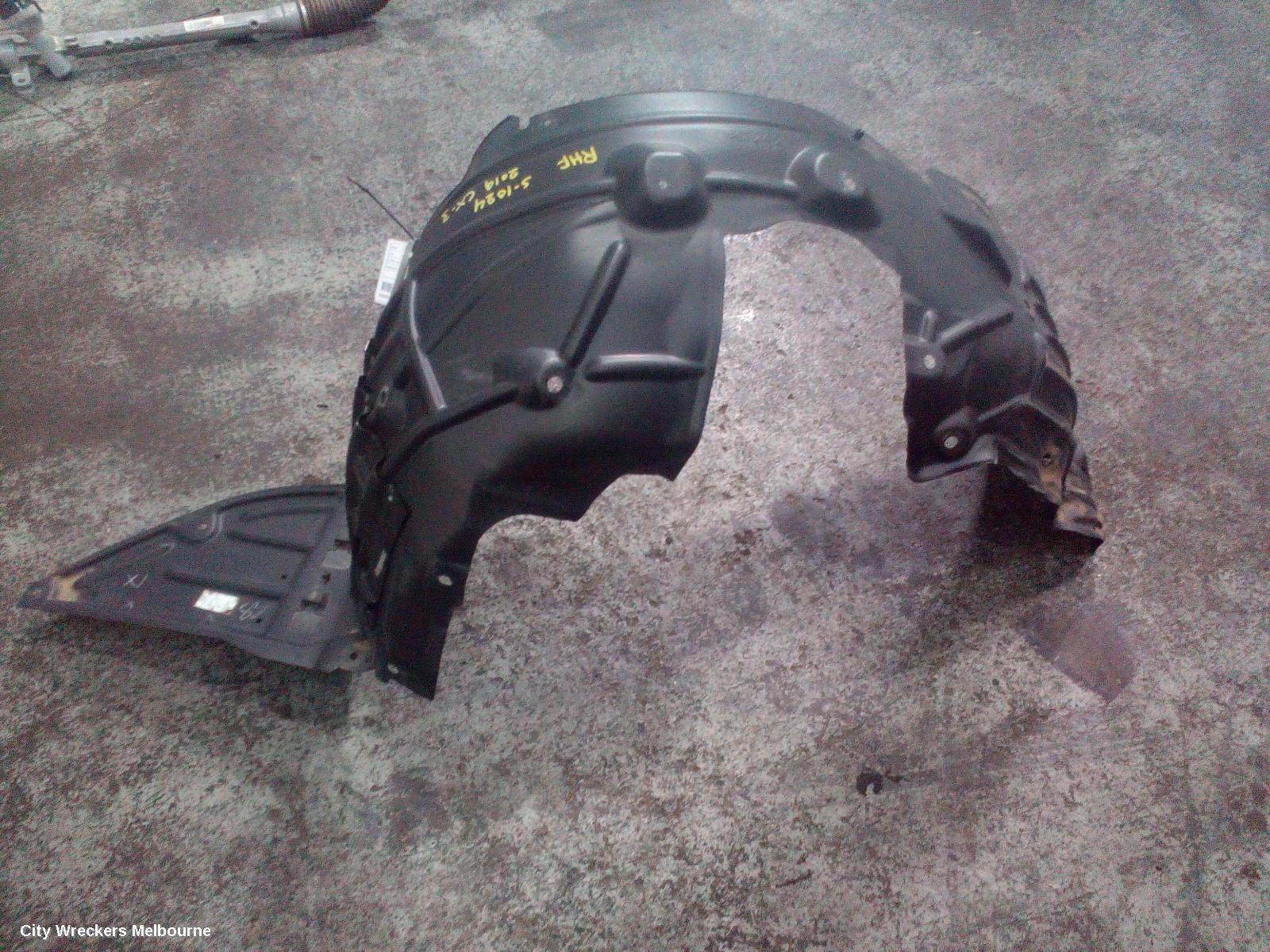 MAZDA CX3 RIGHT GUARD LINER, DK, FRONT, 06/2018 ONWARDS - Image 1