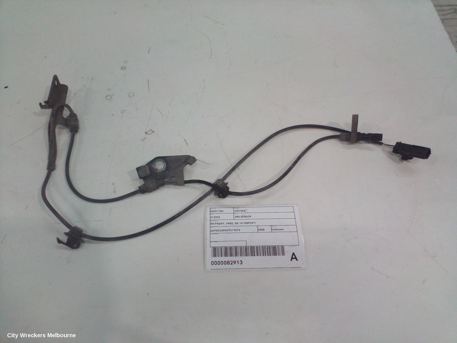TOYOTA ESTIMA ABS SENSOR, RH FRONT, XR50, 05-19 (IMPORT) - Image 2