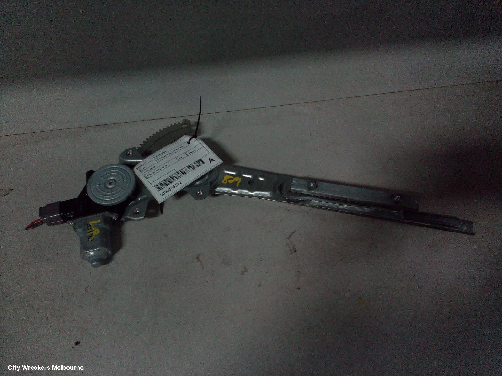 MITSUBISHI OUTLANDER LEFT REAR WND REG/MOTOR, ZJ-ZK, 10/2012 ONWARDS - Image 1