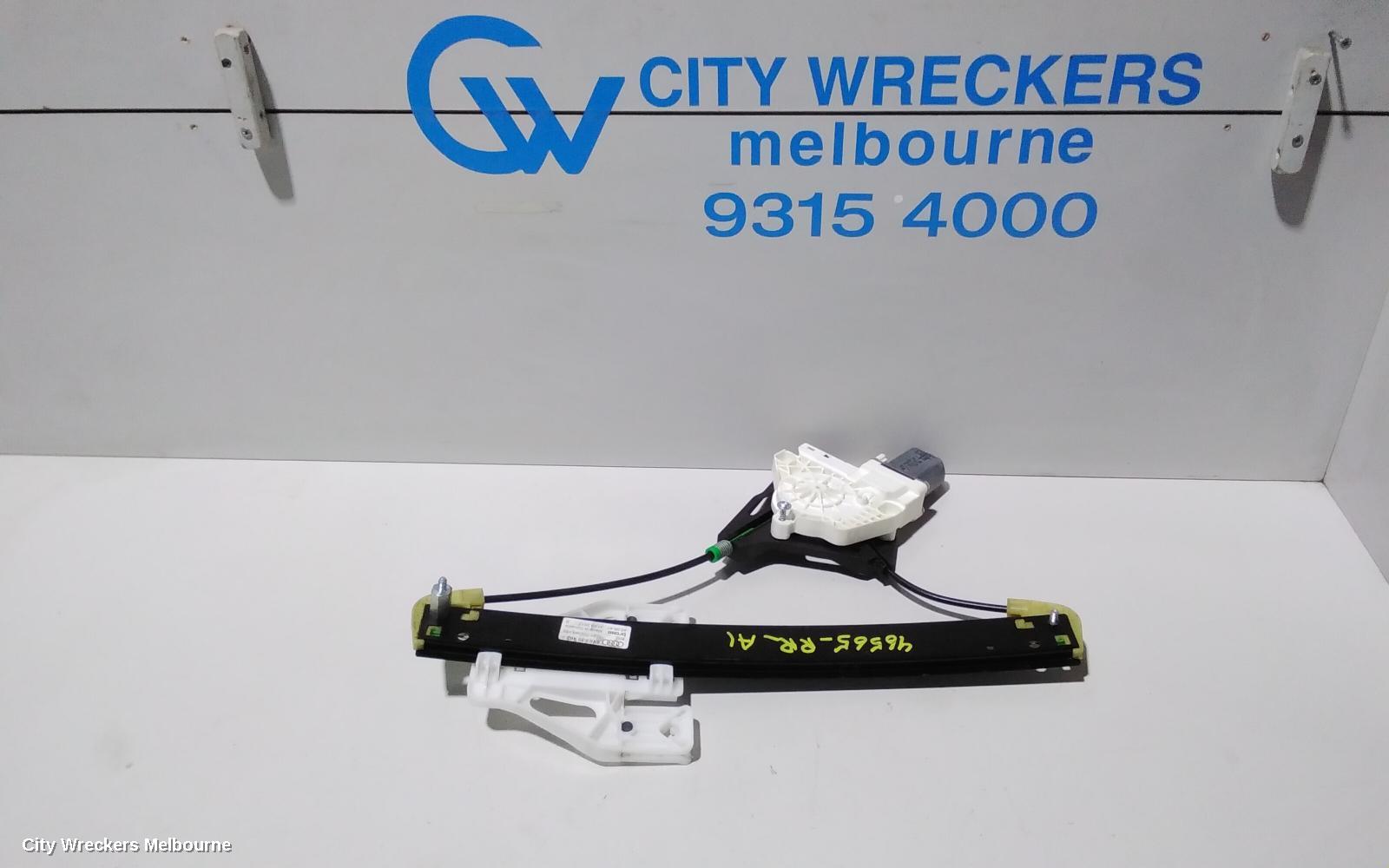 AUDI A1 RIGHT REAR WND REG/MOTOR, A1/S1, 8X, 5DR HATCH, 12/2010 - 10/2018 - Image 1