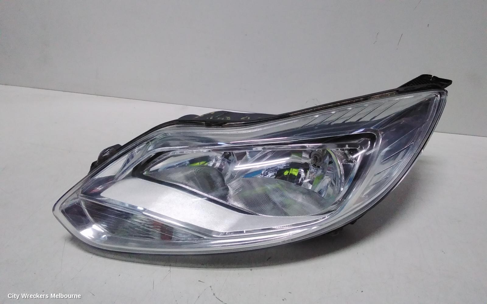 FORD FOCUS LEFT HEADLAMP, LW, AMBIENTE/TREND, HALOGEN TYPE, CHROME INSERT, 08/2012 - 08/2015 - Image 1