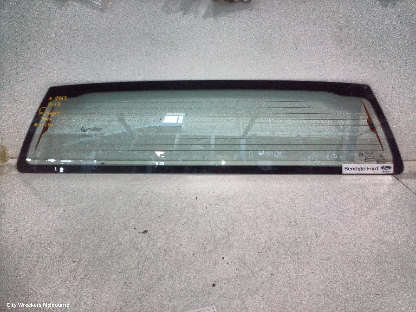 FORD RANGER REAR/TAILGATE GLASS, RA, REAR SCREEN GLASS, NON PRIVACY TINT TYPE, 05/2022 ONWARDS - Image 1