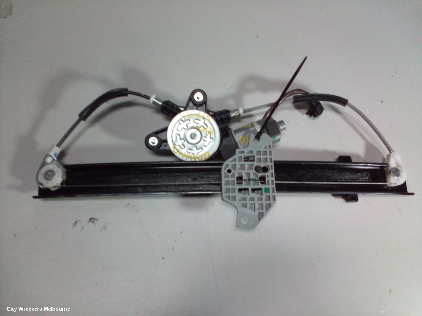 HOLDEN BARINA RIGHT FRONT WINDOW REG/MOTOR, POWER, SPARK, MJ (VIN KL3MF...), 10/2010 - 06/2015 - Image 2