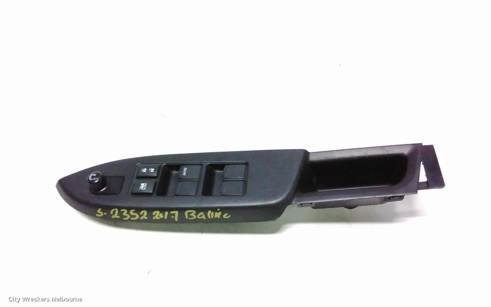 SUZUKI BALENO PWR DR WIND SWITCH, RH FRONT (MASTER SWITCH), 18PIN (12 BIG/6 SML), EW, 04/2016 - 12/2022 - Image 1