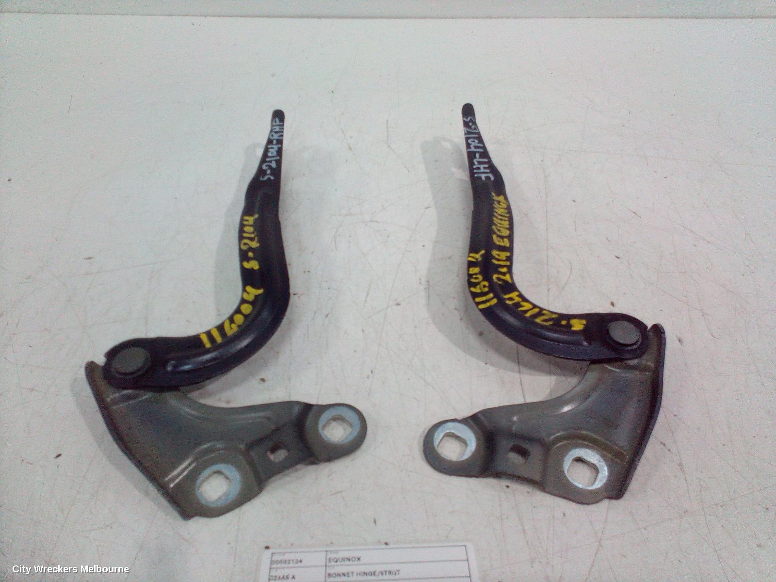 HOLDEN EQUINOX BONNET HINGE/STRUT, HINGES (PAIR), EQ, 09/2017 - 12/2020 - Image 1