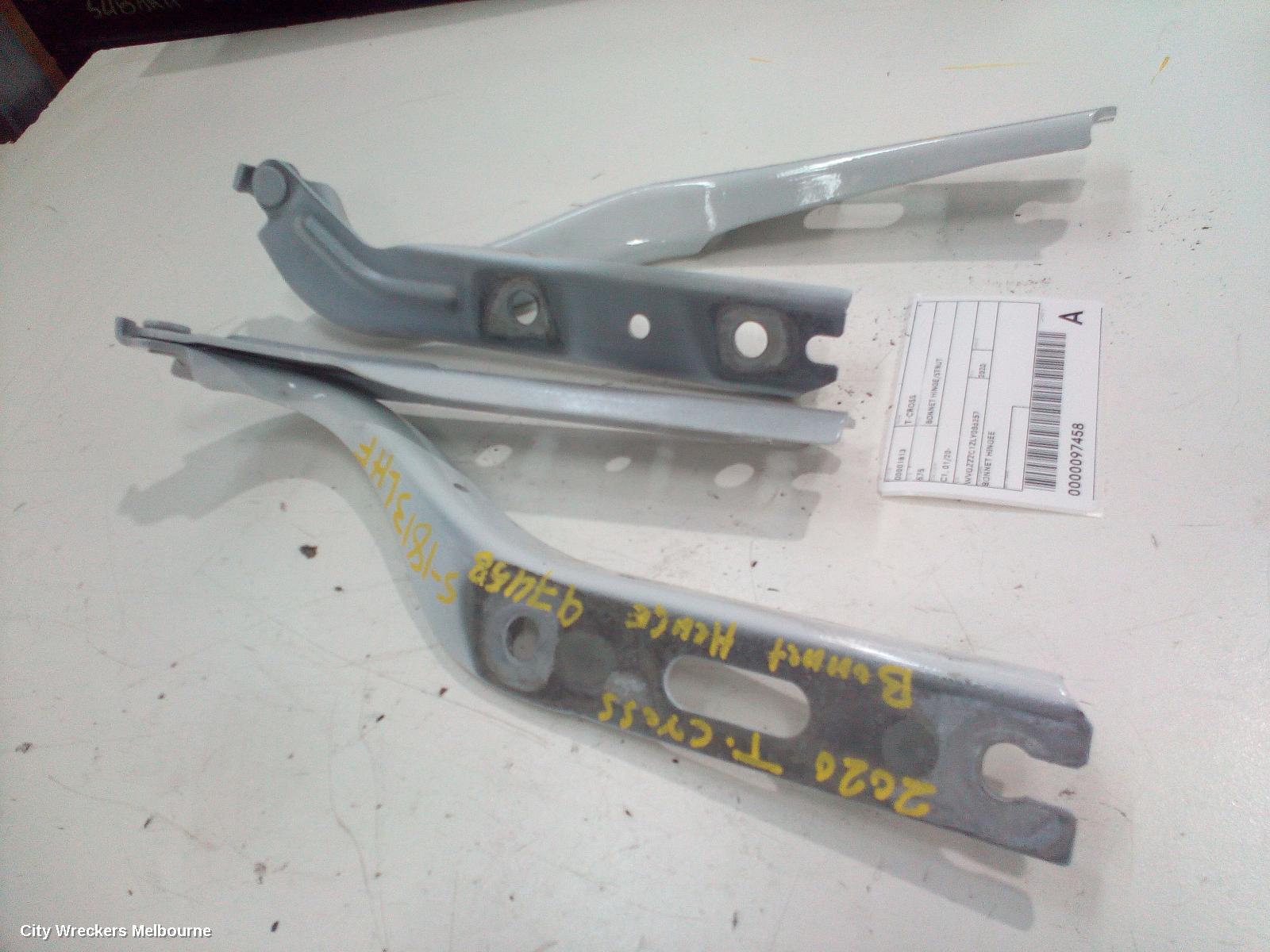 VOLKSWAGEN T-CROSS BONNET HINGE/STRUT, C1, 01/2020 ONWARDS - Image 3
