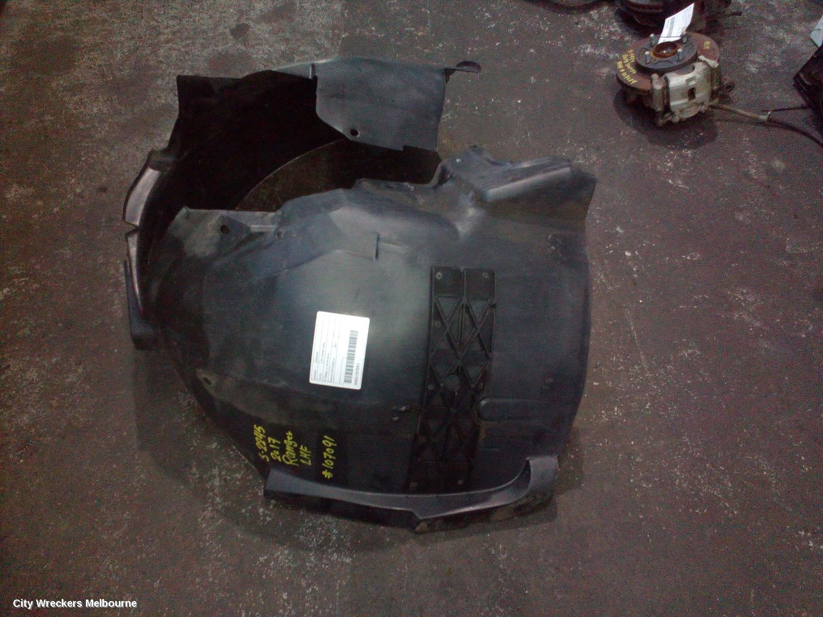 FORD RANGER LEFT GUARD LINER, PX SERIES 2-3, 06/2015 - 04/2022 - Image 2