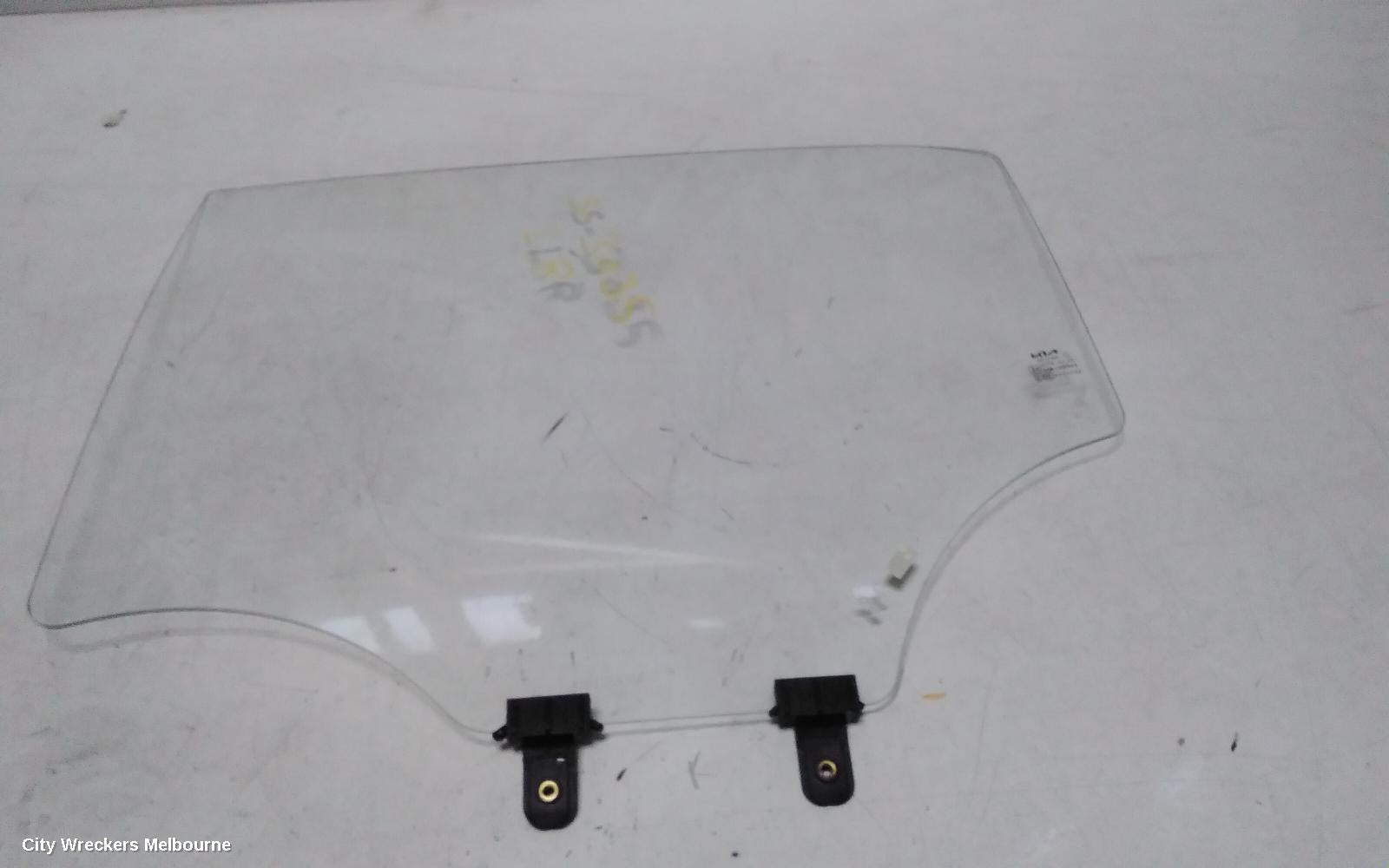 KIA RIO LEFT REAR DOOR WINDOW, YB, 12/2016 - 06/2023 - Image 2