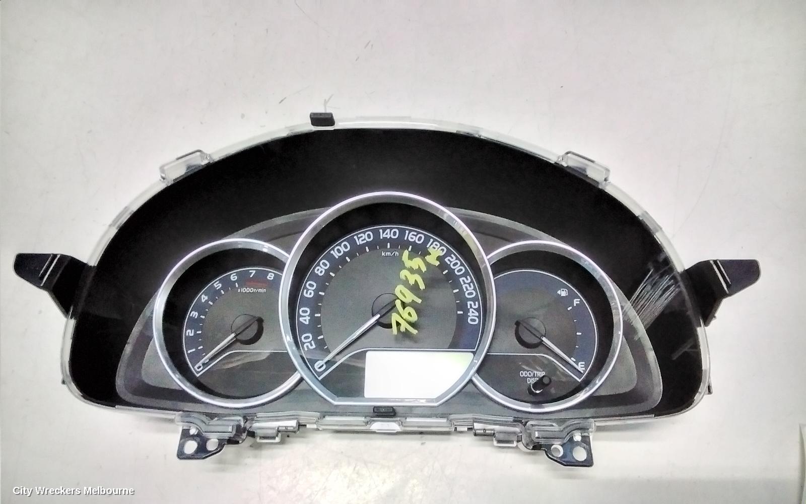 TOYOTA COROLLA INSTRUMENT CLUSTER, 1.8, 2ZR-FE, AUTO T/M, ASCENT/ASCENT SPORT, ZRE182R, HATCH, 06/2015 - 06/2018 - Image 2