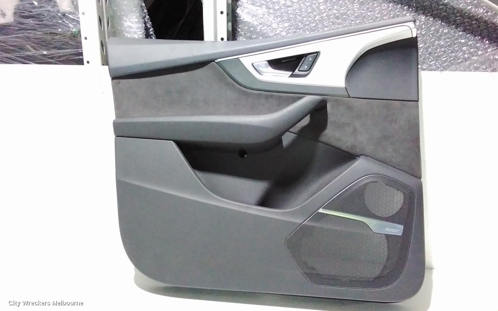 AUDI Q7 DOOR TRIM, LH FRONT, 4M, LEATHER, BLACK, 09/2015 - 03/2020 - Image 2