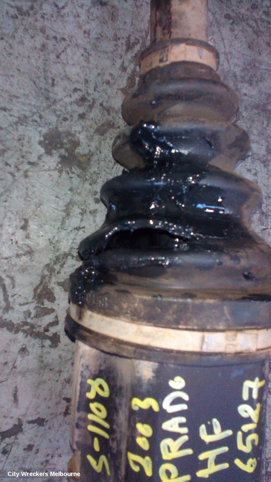 TOYOTA PRADO LEFT DRIVESHAFT, 120-150 SERIES, 02/2003 ONWARDS - Image 2