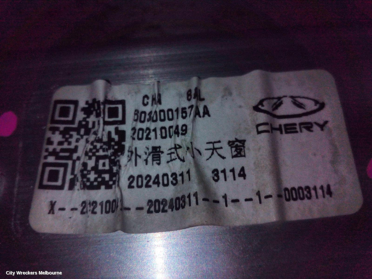 CHERY OMODA 5 ROOF GLASS/SUNROOF/T, T34/T19C, 12/2022 ONWARDS - Image 3