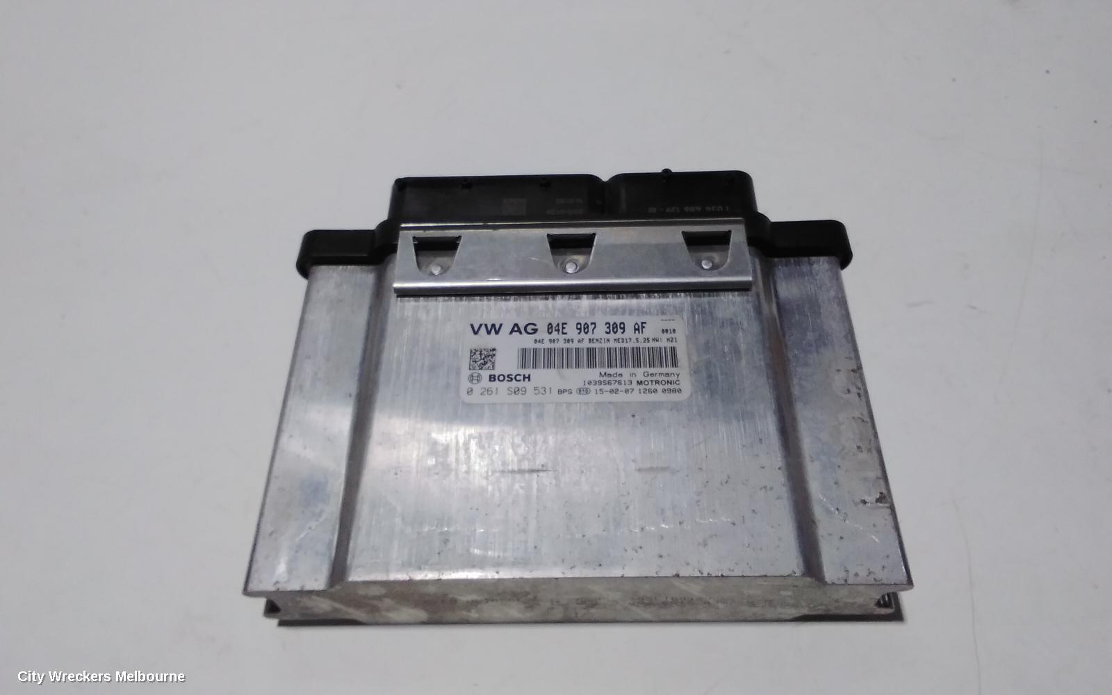 VOLKSWAGEN POLO ECU, ENGINE ECU, 1.2, PETROL, CJZD CODE, ECU ONLY, 6R, 05/2014 - 09/2017 - Image 1