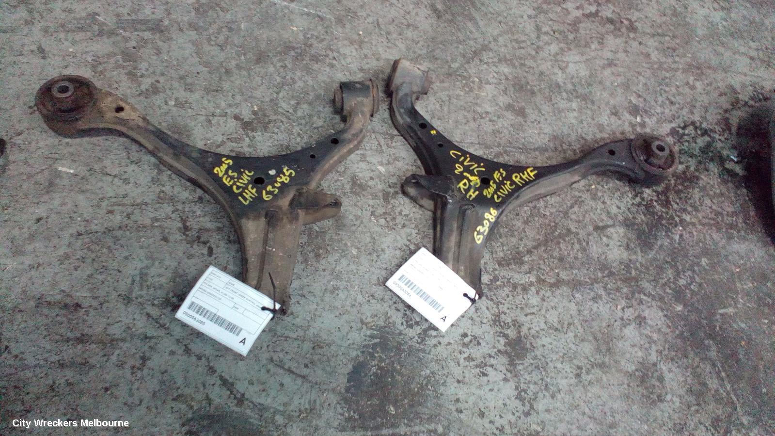 HONDA CIVIC LEFT FRONT LOWER CONTROL ARM, 7TH GEN, SEDAN, 01/2003 - 12/2005 - Image 2