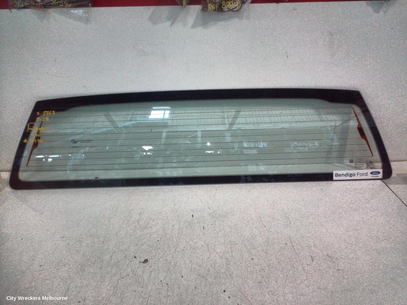 FORD RANGER REAR/TAILGATE GLASS, RA, REAR SCREEN GLASS, NON PRIVACY TINT TYPE, 05/2022 ONWARDS - Image 3