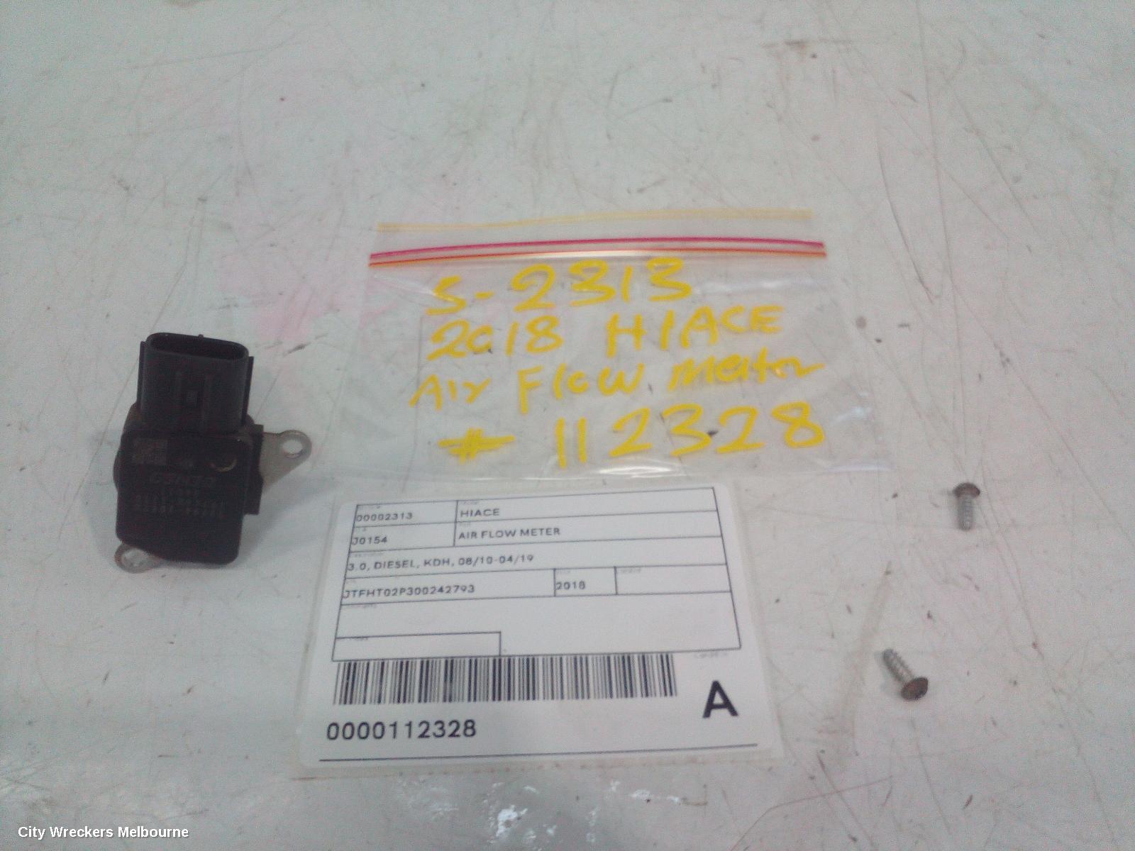 TOYOTA HIACE AIR FLOW METER, 3.0, DIESEL, TURBO, RECTANGLE TYPE, KDH, 08/2010 - 04/2019 - Image 1