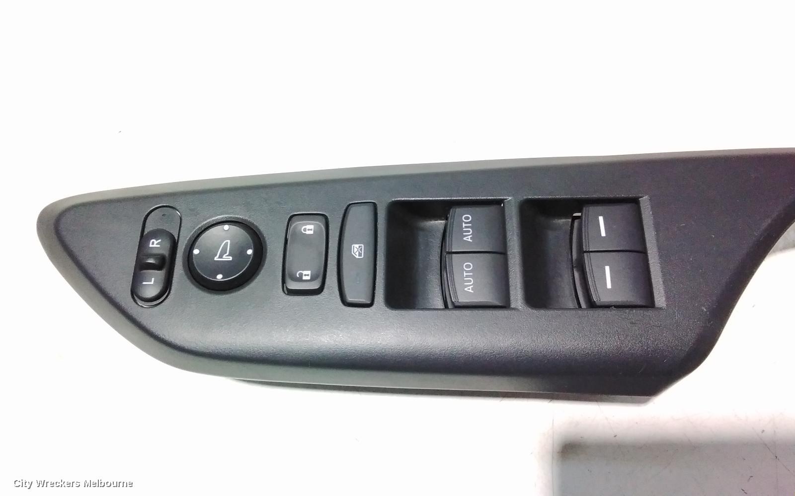 HONDA CIVIC PWR DR WIND SWITCH, RH FRONT (MASTER SWITCH), SEDAN, 10TH GEN, MANUAL FOLD TYPE, 05/2016 - 08/2021 - Image 2
