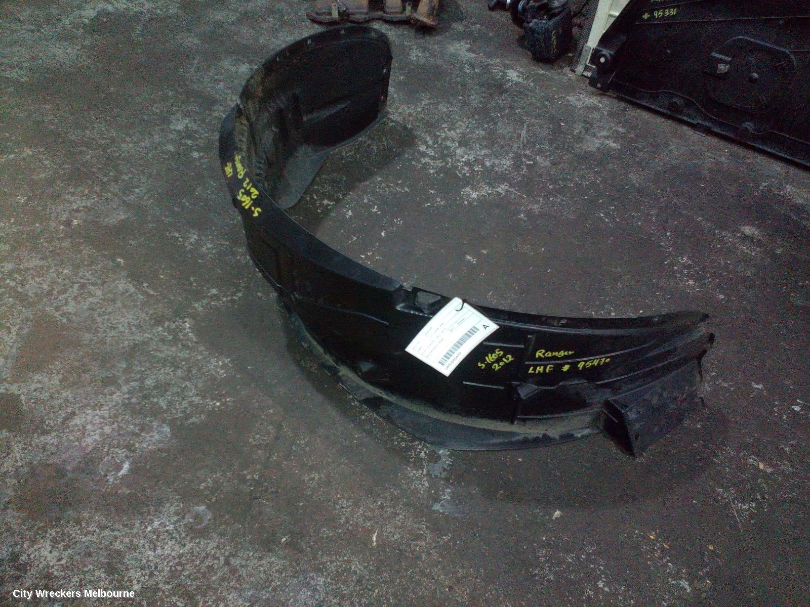 FORD RANGER LEFT GUARD LINER, FRONT, PX SERIES 1, 06/2011 - 06/2015 - Image 2