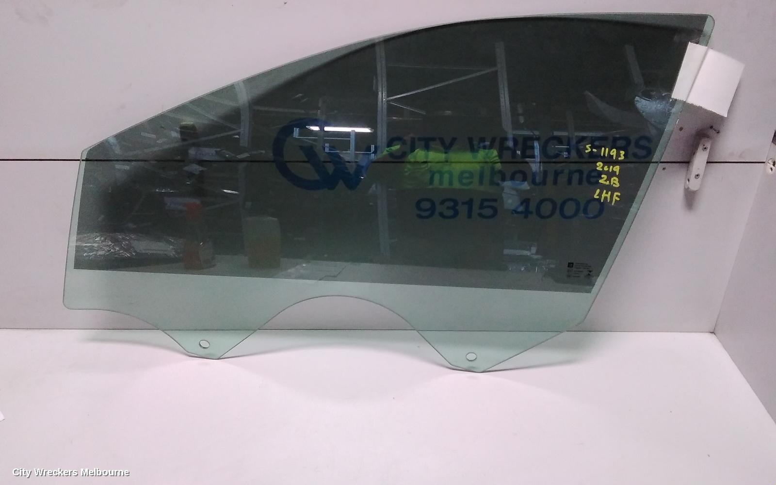 HOLDEN COMMODORE LEFT FRONT DOOR WINDOW, ZB, 10/2017 - 12/2020 - Image 1