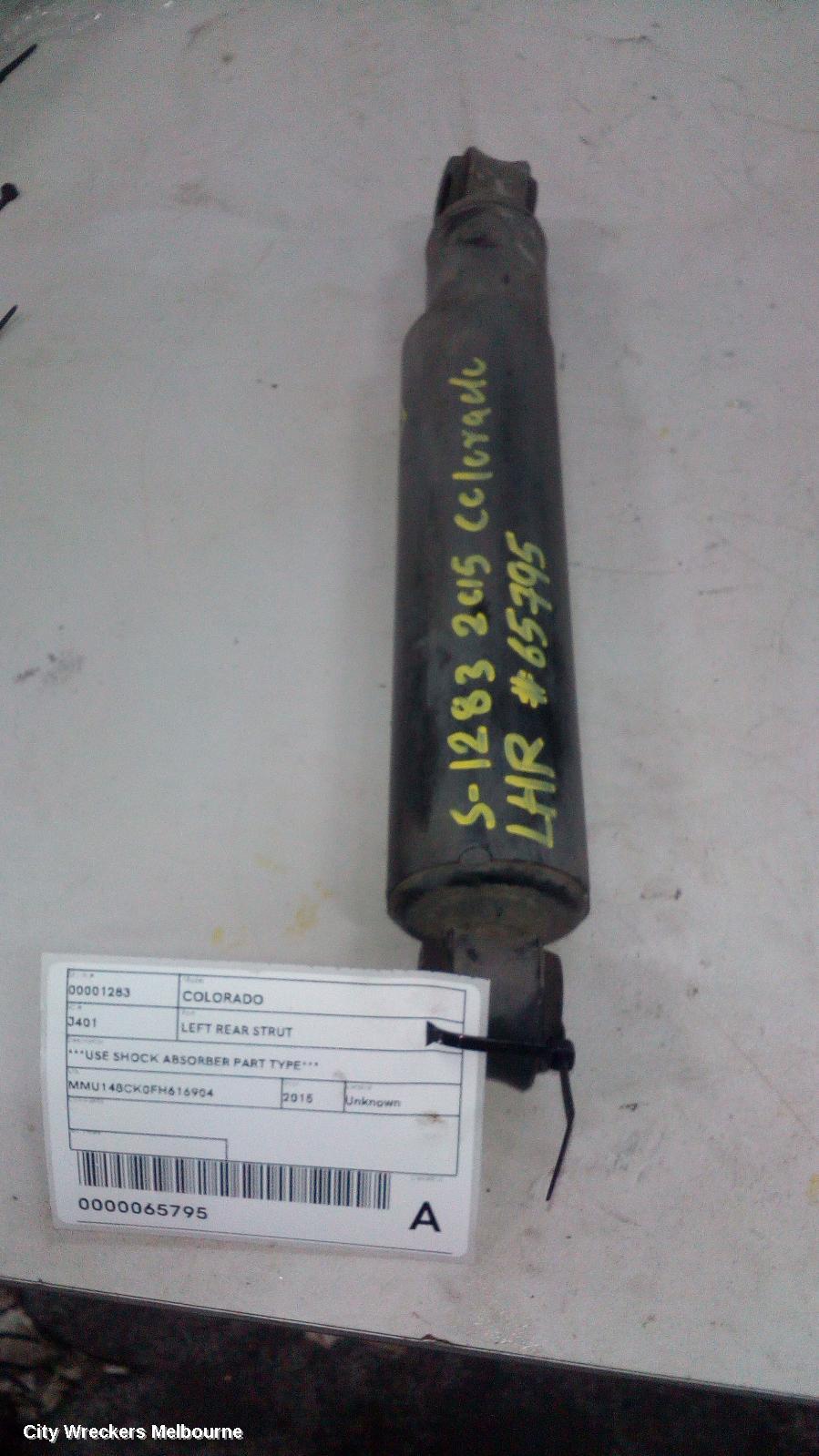 HOLDEN COLORADO LEFT REAR STRUT, ***USE SHOCK ABSORBER PART TYPE*** - Image 1