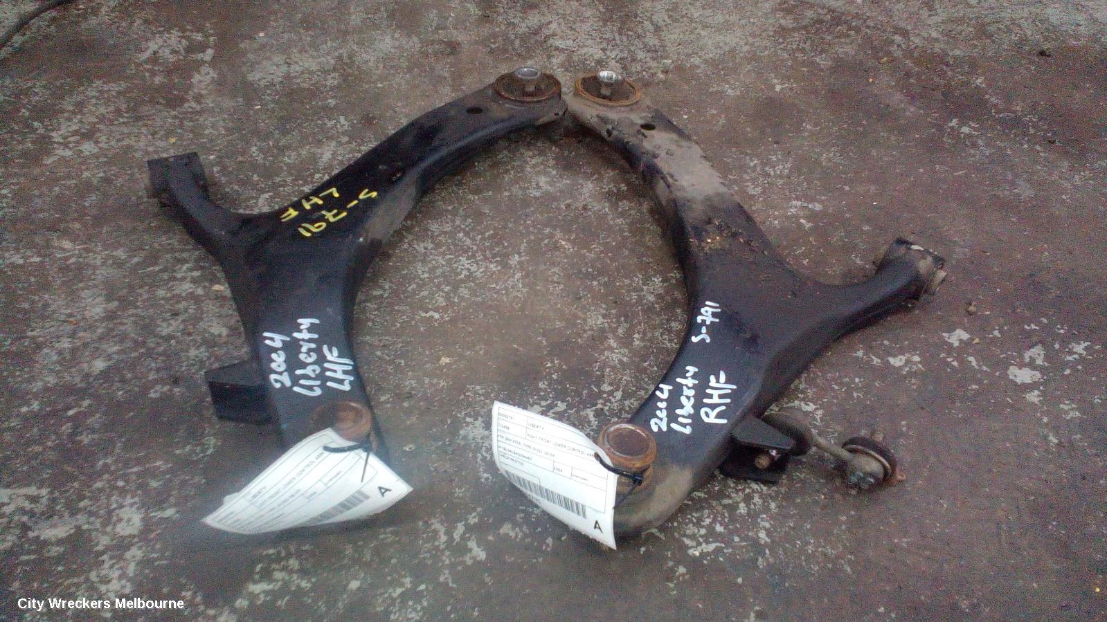 SUBARU LIBERTY RIGHT FRONT LOWER CONTROL ARM, 4TH GEN, STI TYPE (ALLOY), 09/2003 - 08/2009 - Image 2