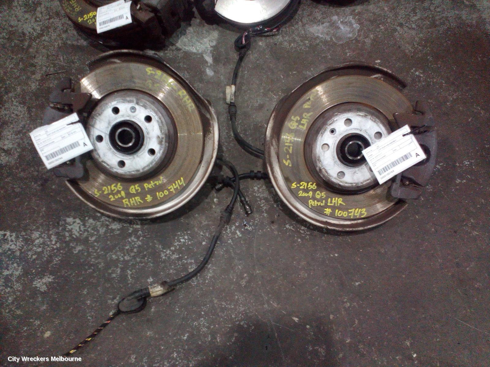 AUDI Q5 LEFT REAR HUB ASSEMBLY, Q5, 8R, 03/2009 - 01/2017 - Image 2