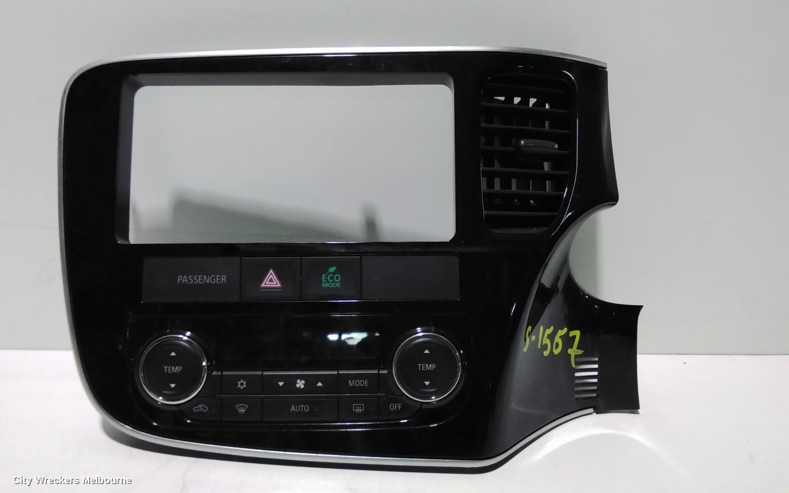 MITSUBISHI OUTLANDER HEATER/AC CONTROLS, DUAL ZONE CLIMATE CONTROL TYPE, ZJ-ZL, 10/2012 ONWARDS - Image 1