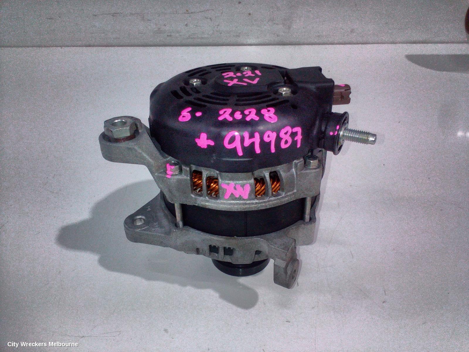 SUBARU XV ALTERNATOR, G5X, PETROL, 2.0, FB20, 03/2017 - 06/2023 - Image 3