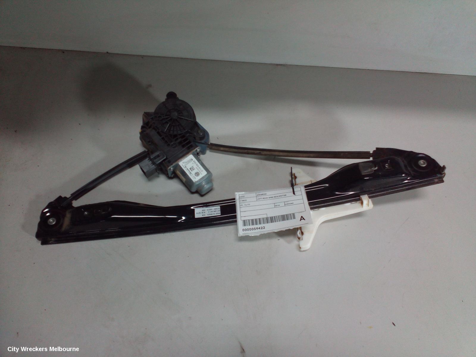 VOLKSWAGEN AMAROK LEFT REAR WND REG/MOTOR, 2H, 12/2010 ONWARDS - Image 1