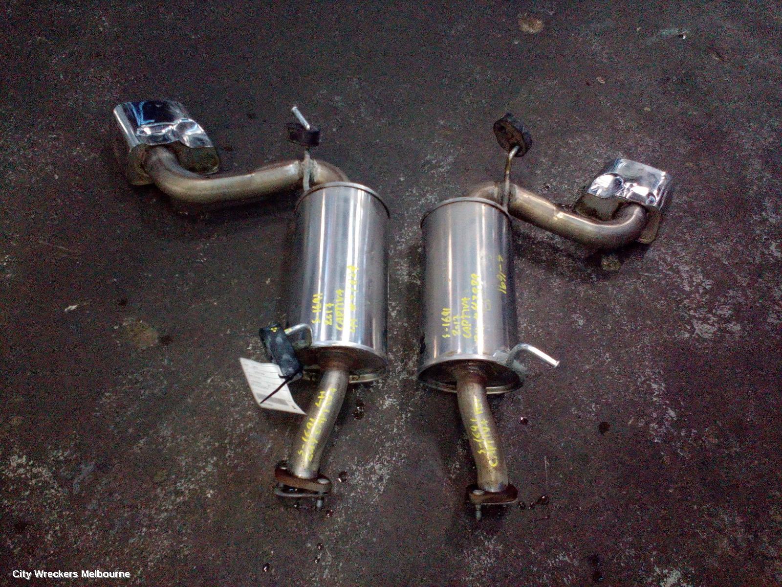 HOLDEN CAPTIVA EXHAUST SYSTEM, CG SERIES 2 03/2011 - 06/2018 - Image 1