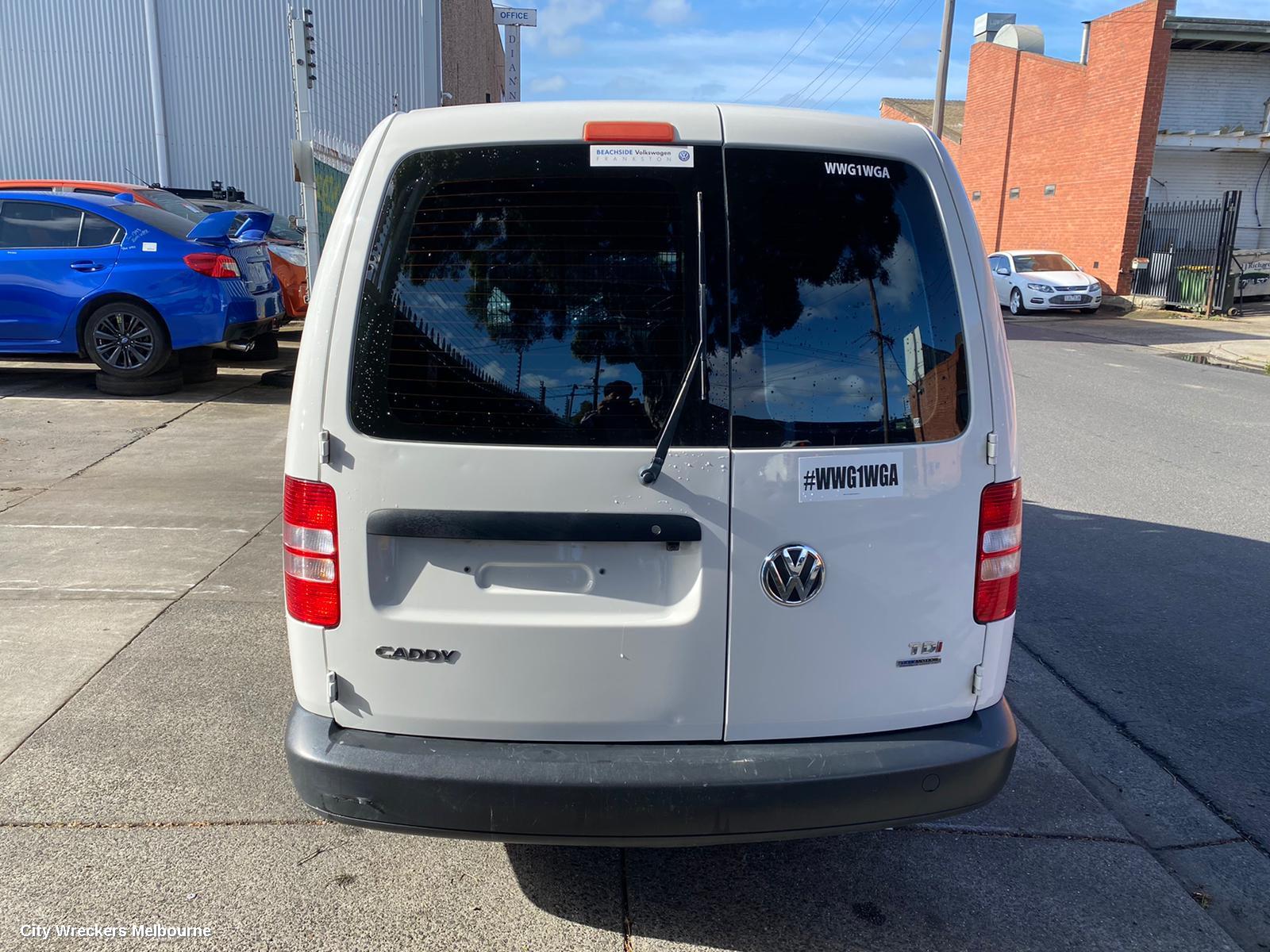 VOLKSWAGEN CADDY RIGHT REAR DOOR, 2K, LWB VAN, W/O WINDOW TYPE, 12/2004 - 06/2015 - Image 1