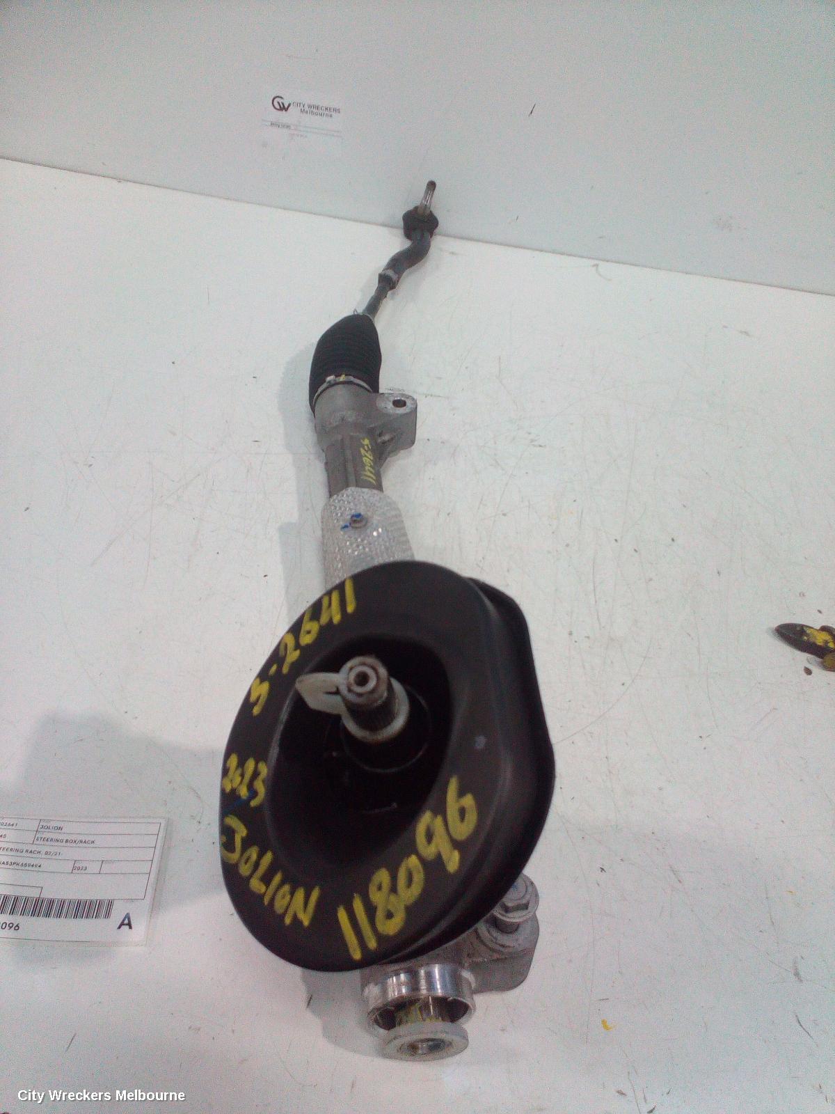 HAVAL JOLION STEERING BOX/RACK, A01, STEERING RACK, 02/2021 ONWARDS - Image 1