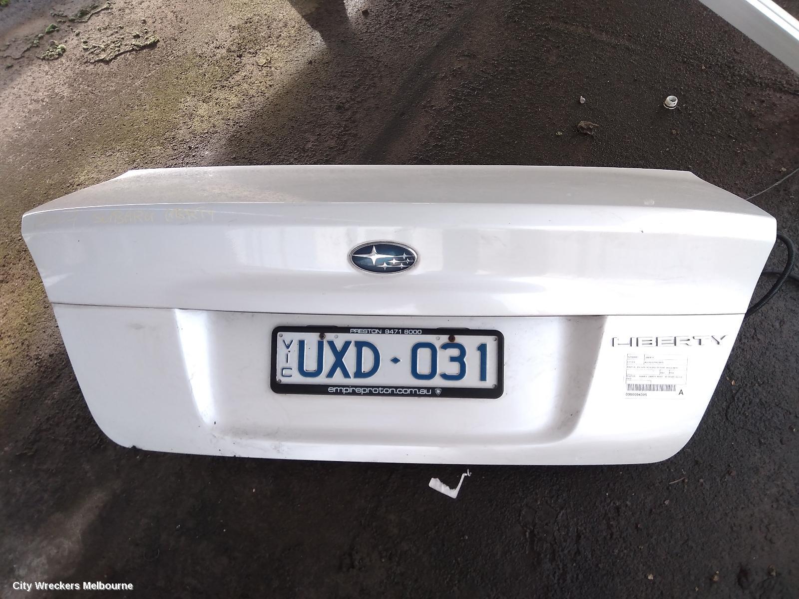 SUBARU LIBERTY BOOTLID/TAILGATE, BOOTLID, 4TH GEN, NON SPOILER TYPE, 09/2003 - 08/2009 - Image 1