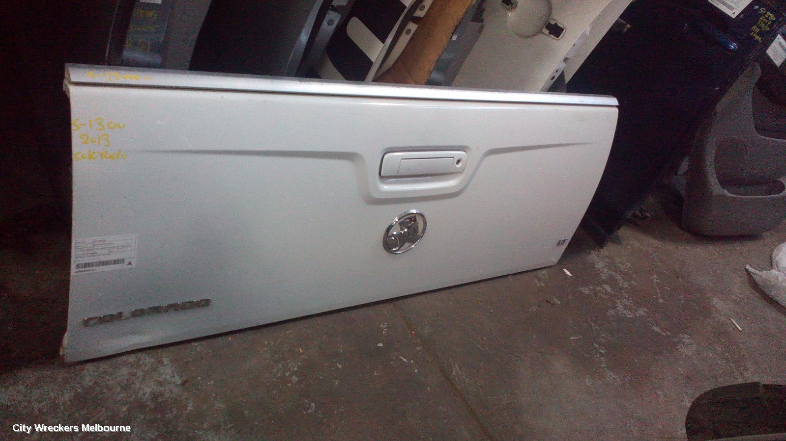 HOLDEN COLORADO BOOTLID/TAILGATE, TAILGATE, RG, UTE BACK, NON REV CAMERA TYPE, 01/2012 - 06/2016 - Image 1
