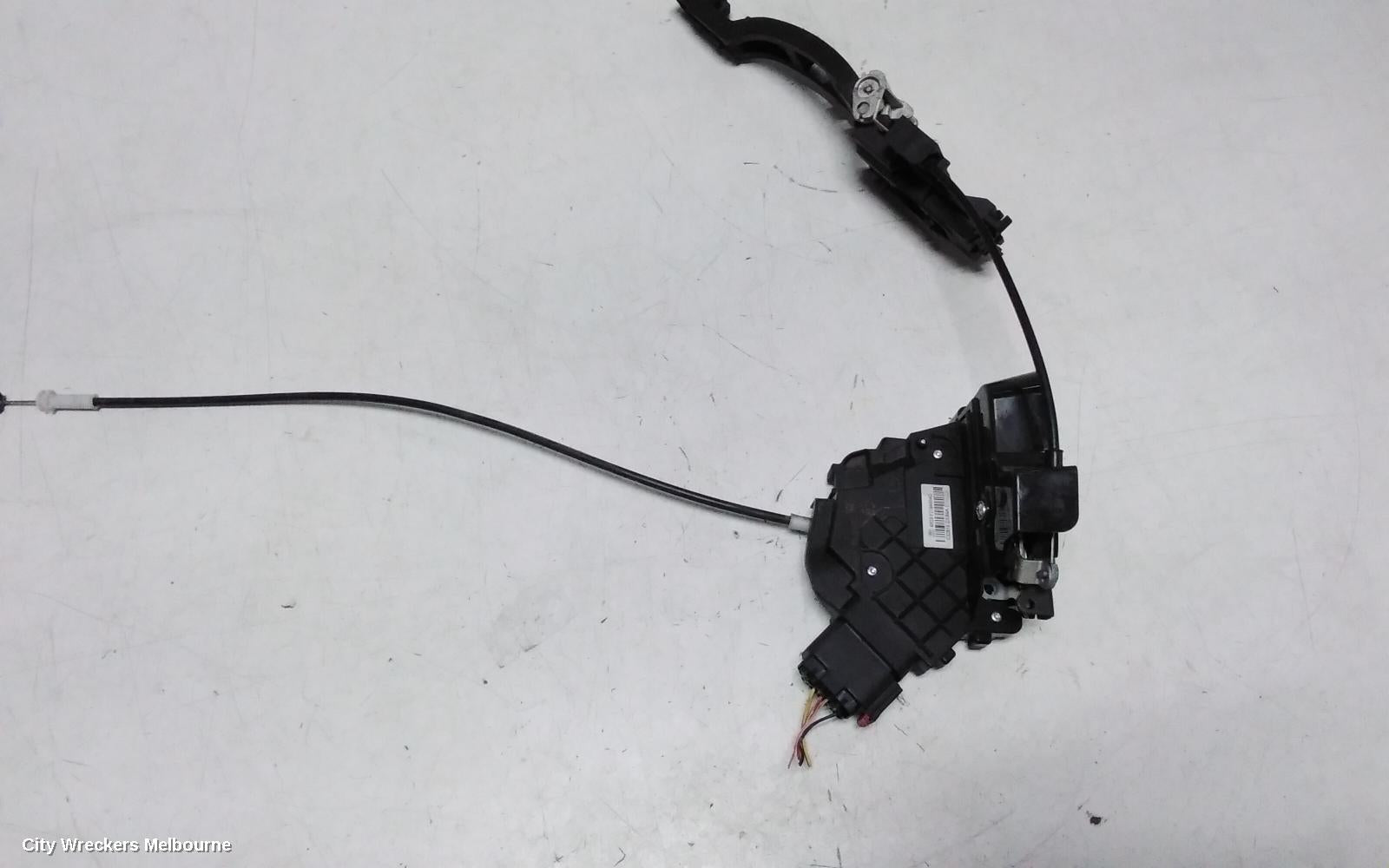 FORD FALCON DOOR/BOOT/GATE LOCK, AU-BA MKII, LEFT FRONT DOOR LOCK, WHITE PLUG TYPE, 09/1998 - 09/2005 - Image 2
