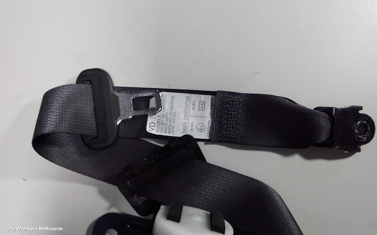 SUBARU WRX SEATBELT/STALK, CENTRE REAR, SEAT BELT ONLY, V1, 03/2014 ONWARDS - Image 2