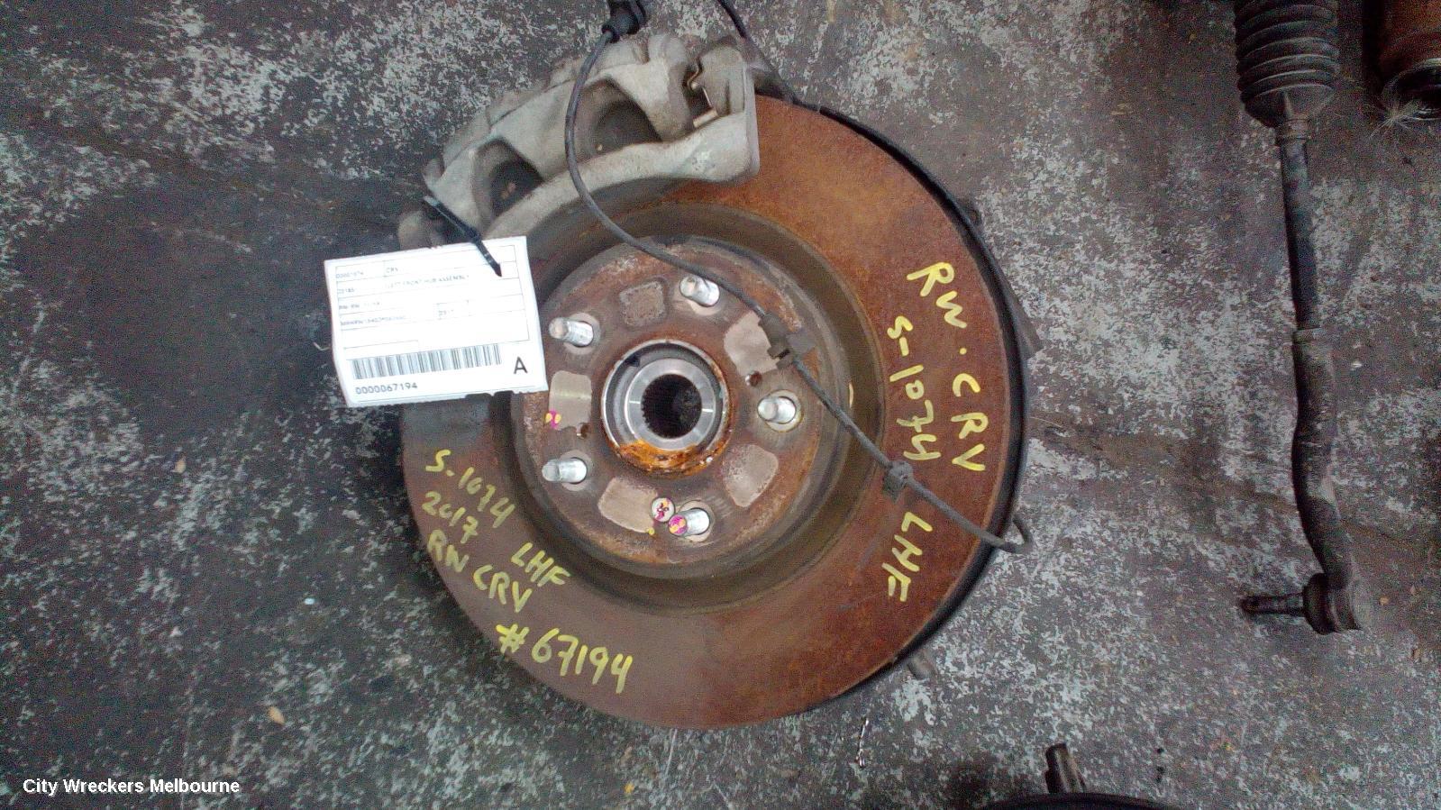 HONDA CRV LEFT FRONT HUB ASSEMBLY, RW, 05/2017 - 08/2023 - Image 1