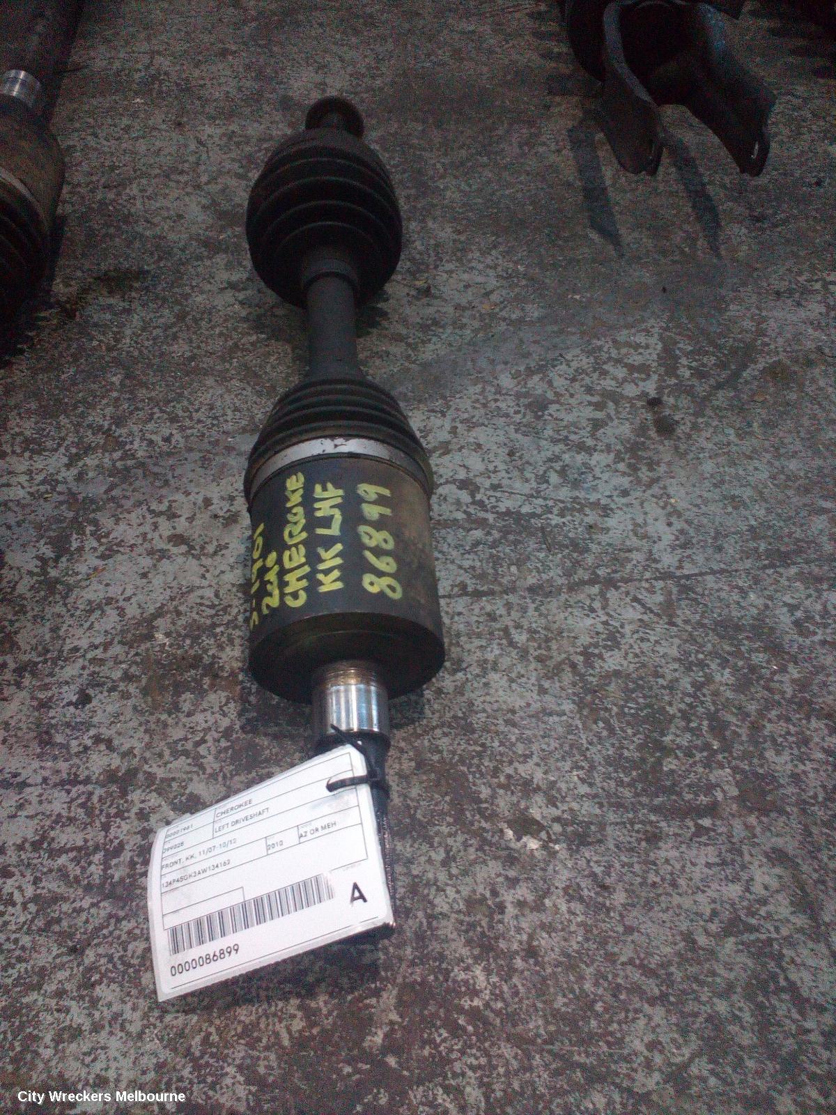 JEEP CHEROKEE LEFT DRIVESHAFT, FRONT, KK, 11/2007 - 10/2012 - Image 1