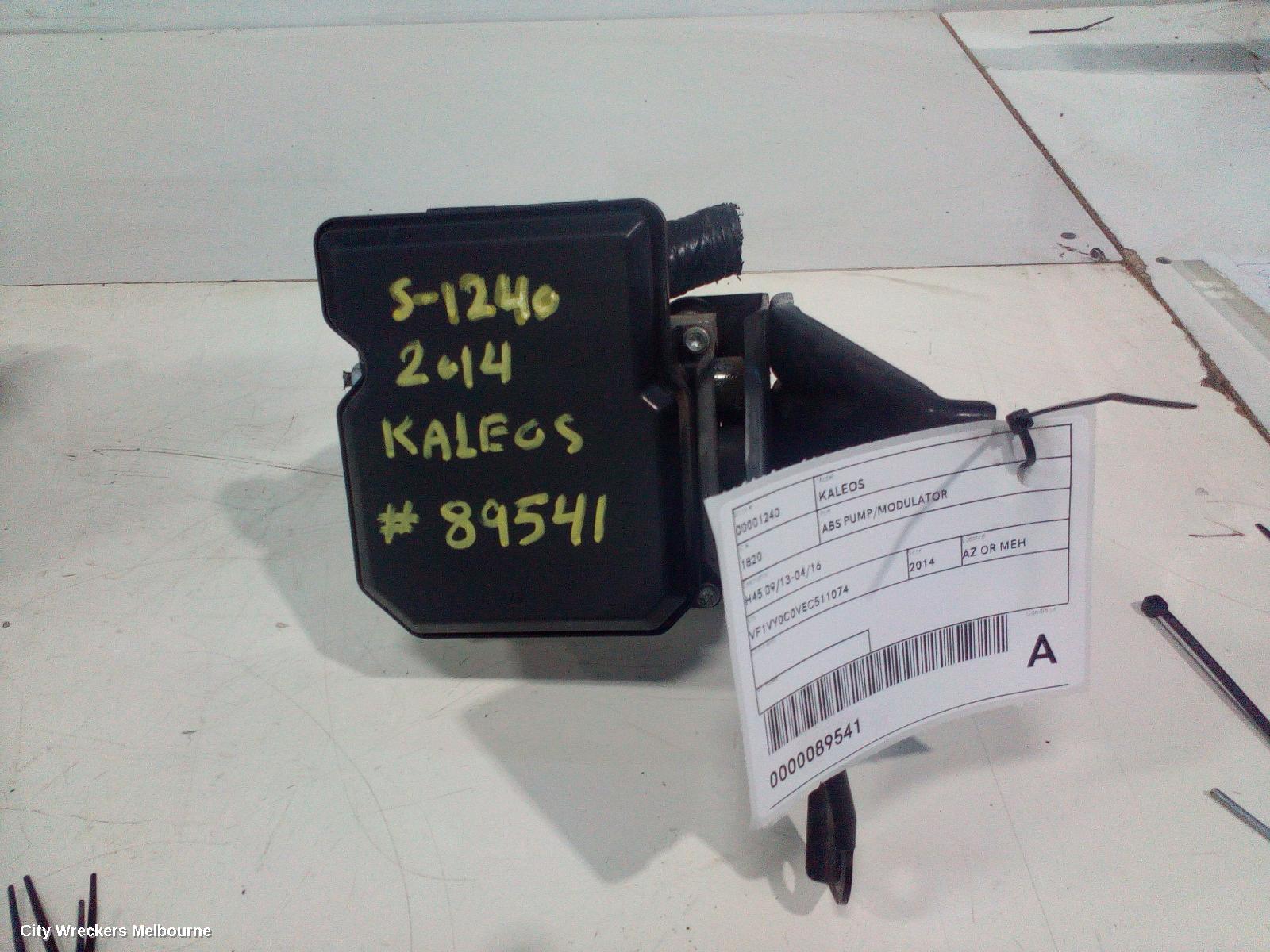 RENAULT KALEOS ABS PUMP/MODULATOR, H45, 2.5, PETROL, AWD, 09/2013 - 04/2016 - Image 1