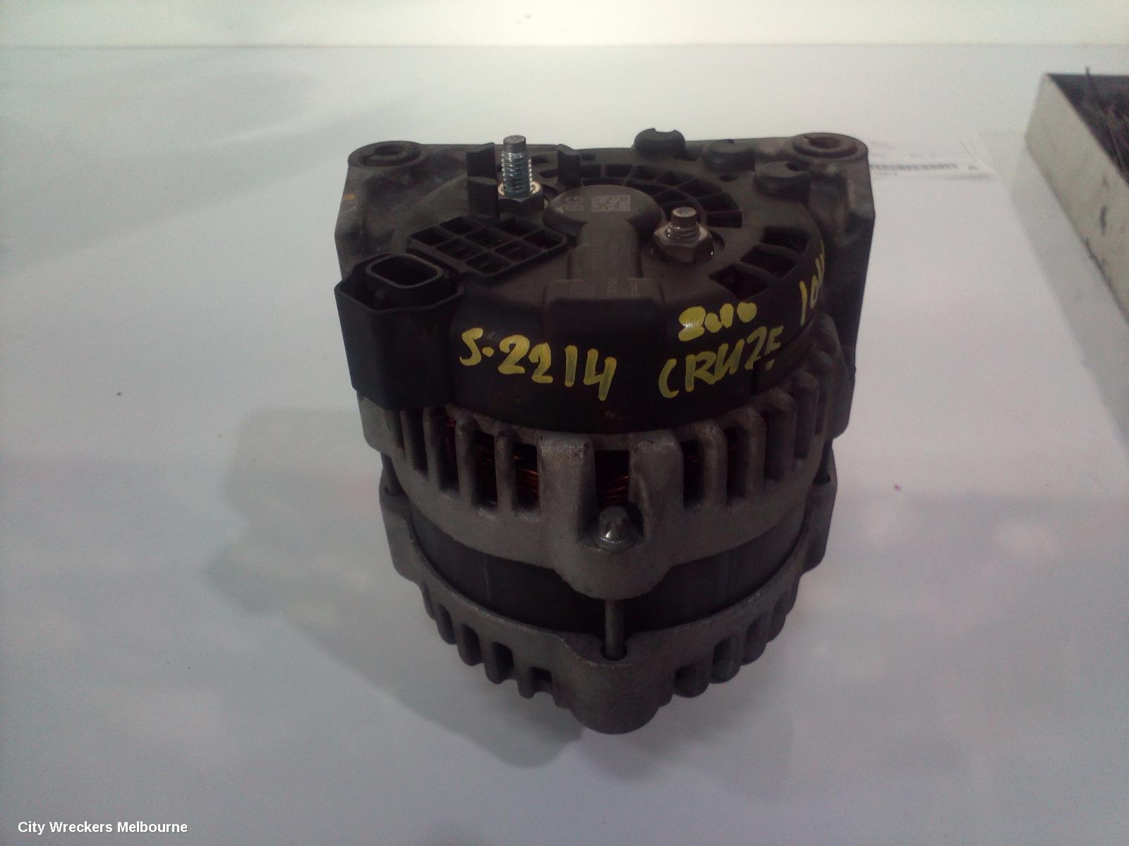 HOLDEN CRUZE ALTERNATOR, PETROL, 1.8, F18D4, JG, 03/2009 - 02/2011 - Image 1