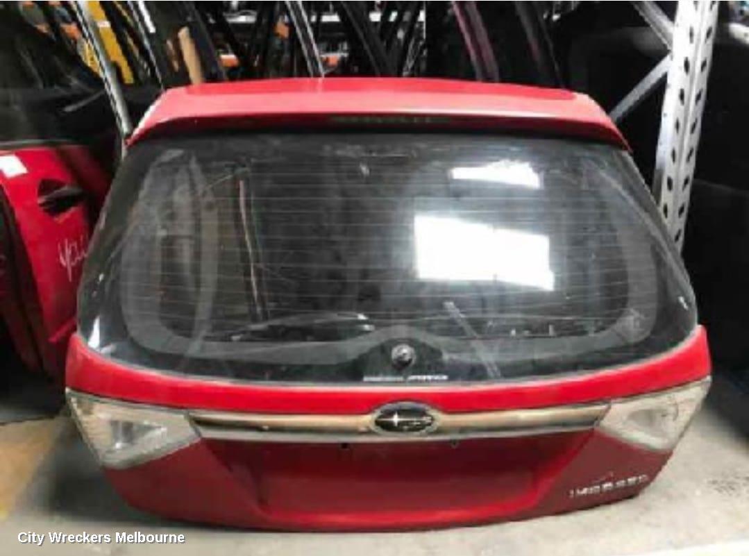 SUBARU IMPREZA BOOTLID/TAILGATE, TAILGATE, G3, R/RX/RS, 04/2007 - 11/2011 - Image 1