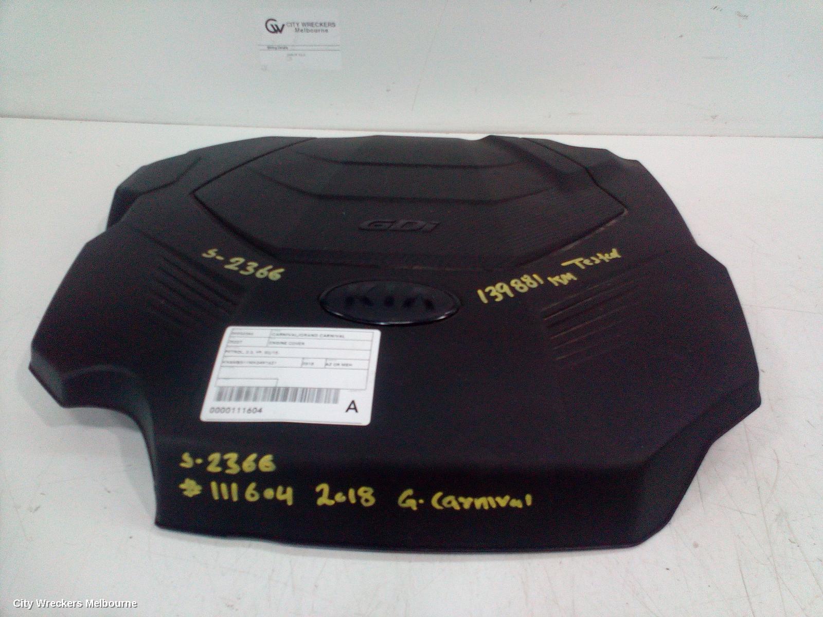 KIA CARNIVAL/GRAND CARNIVAL ENGINE COVER, PETROL, 3.3, YP, 02/2015 ONWARDS - Image 2