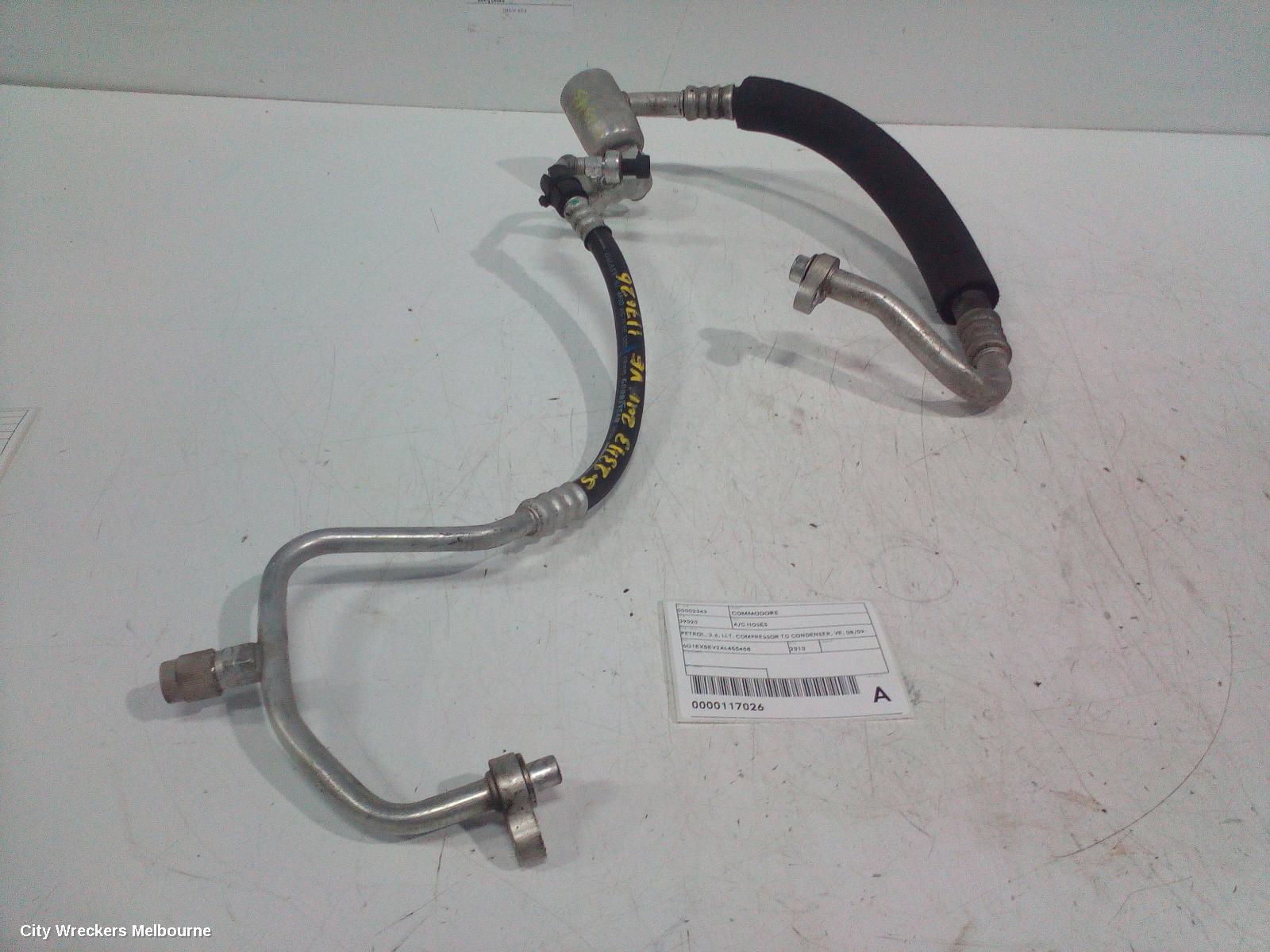 HOLDEN COMMODORE A/C HOSES, PETROL, 3.6, LLT, COMPRESSOR TO CONDENSER, VE, 08/2009 - 05/2013 - Image 1