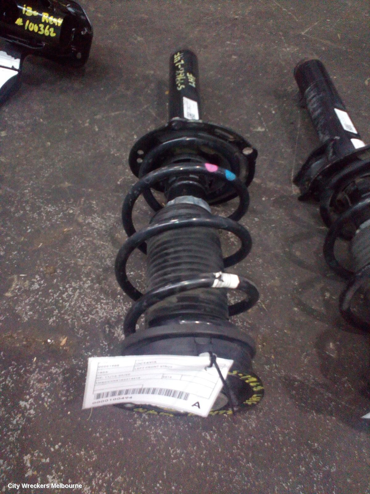 SKODA OCTAVIA LEFT FRONT STRUT, NE, 09/2013 - 09/2020 - Image 3
