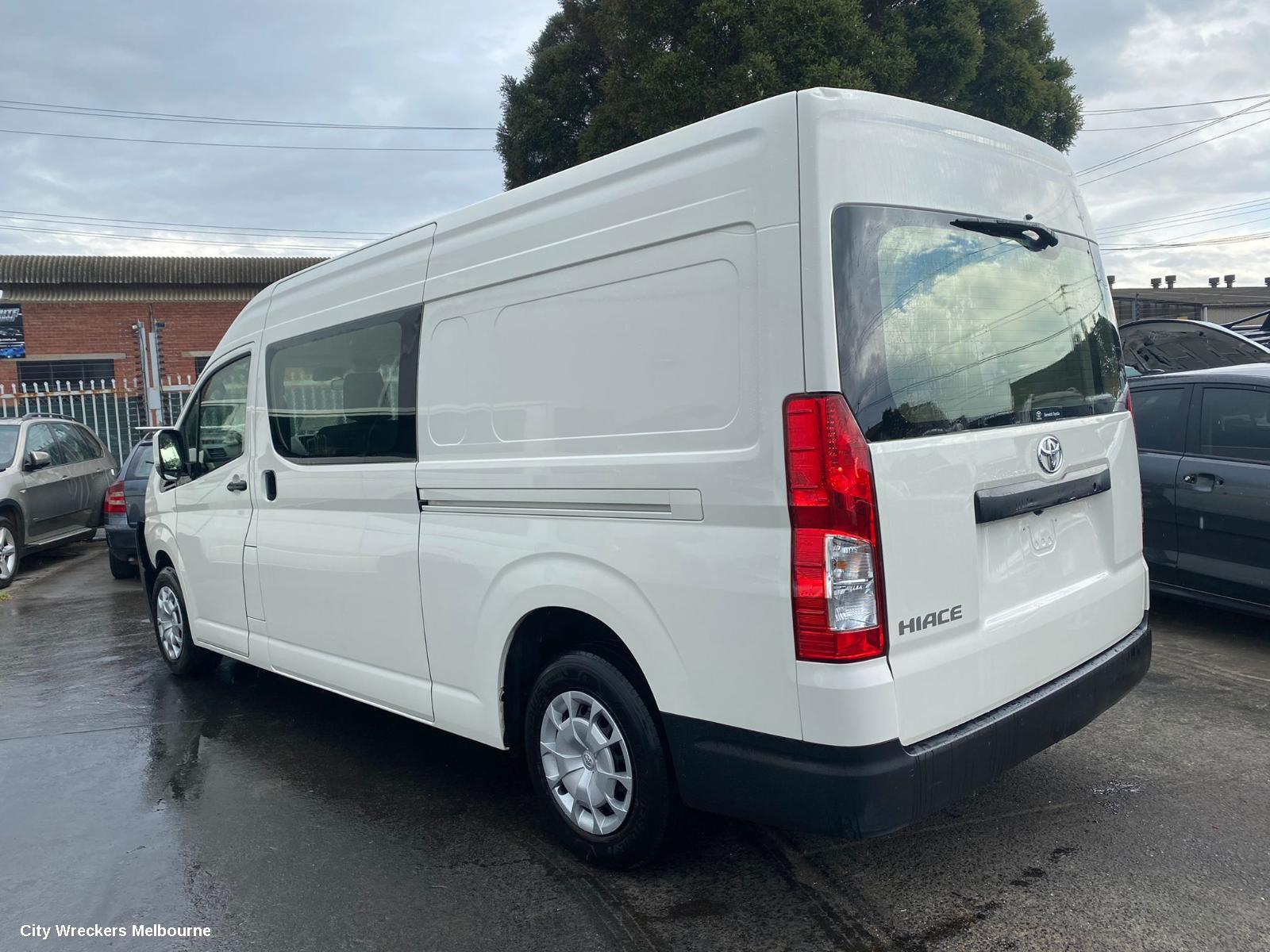 TOYOTA HIACE RIGHT REAR DOOR, 300 SERIES, SLWB, MANUAL SLIDING, HIGH ROOF, PANEL TYPE, 04/2019 ONWARDS - Image 2