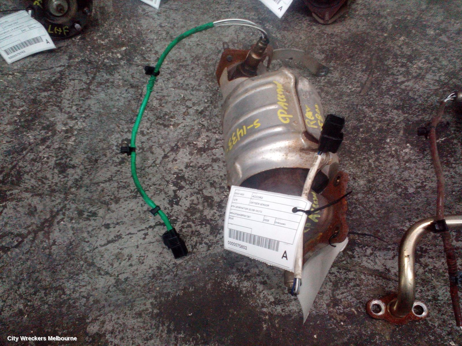 HONDA ACCORD CATALYTIC CONVERTER, MANIFOLD-CAT TYPE, 3.5, PETROL, REAR, 8TH GEN (VIN MRHCP), 02/2008 - 04/2013 - Image 1