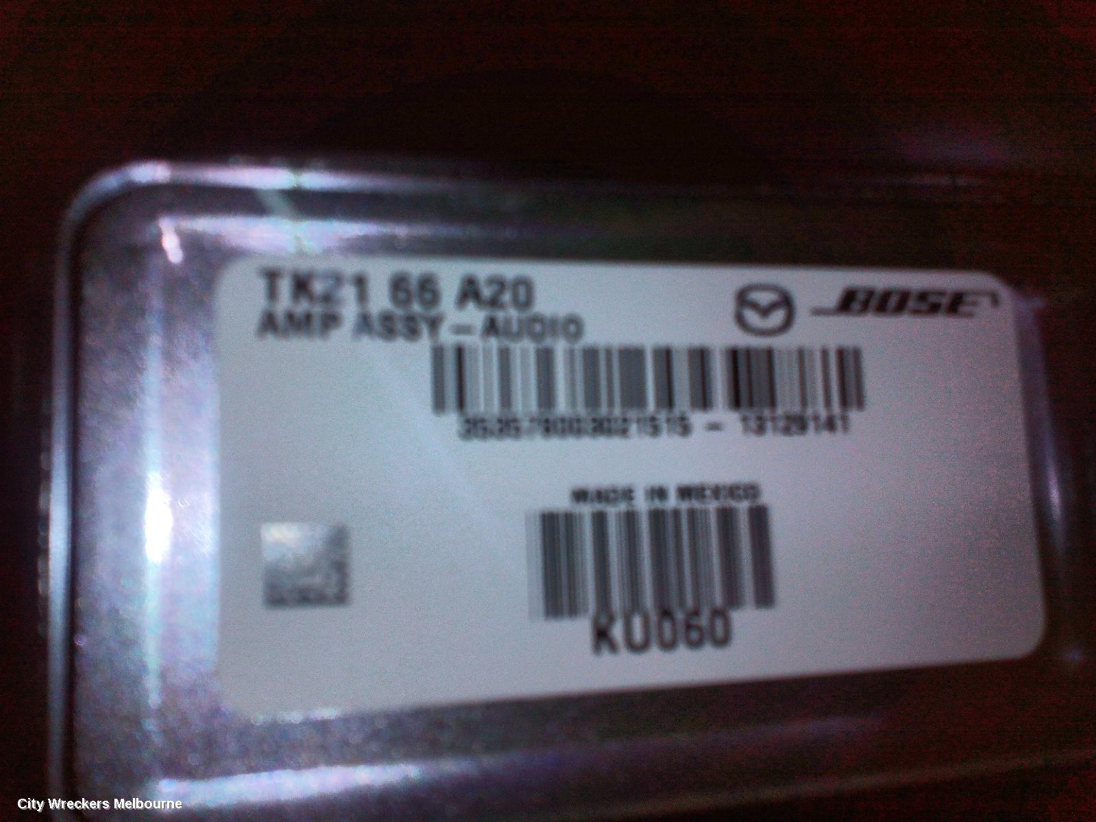 MAZDA CX9 RADIO/CD/DVD/SAT/TV, AMPLIFIER ONLY (ALL BOSE SYSTEM), P/N TK2166A20, TB, 12/2007 - 12/2015 - Image 3