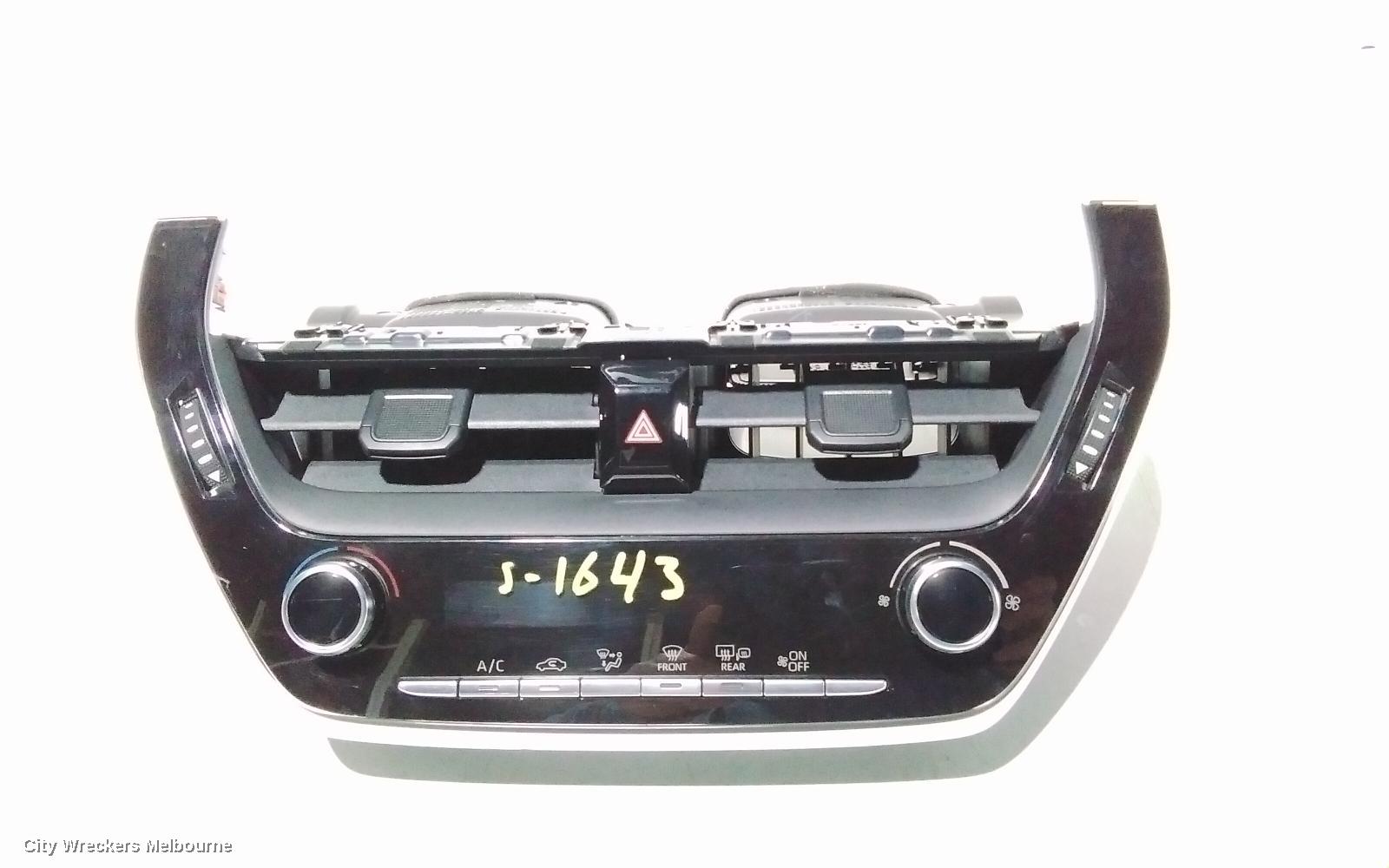 TOYOTA COROLLA HEATER/AC CONTROLS, E210, DUAL ZONE CLIMATE CONTROL TYPE, 07/2018 ONWARDS - Image 1