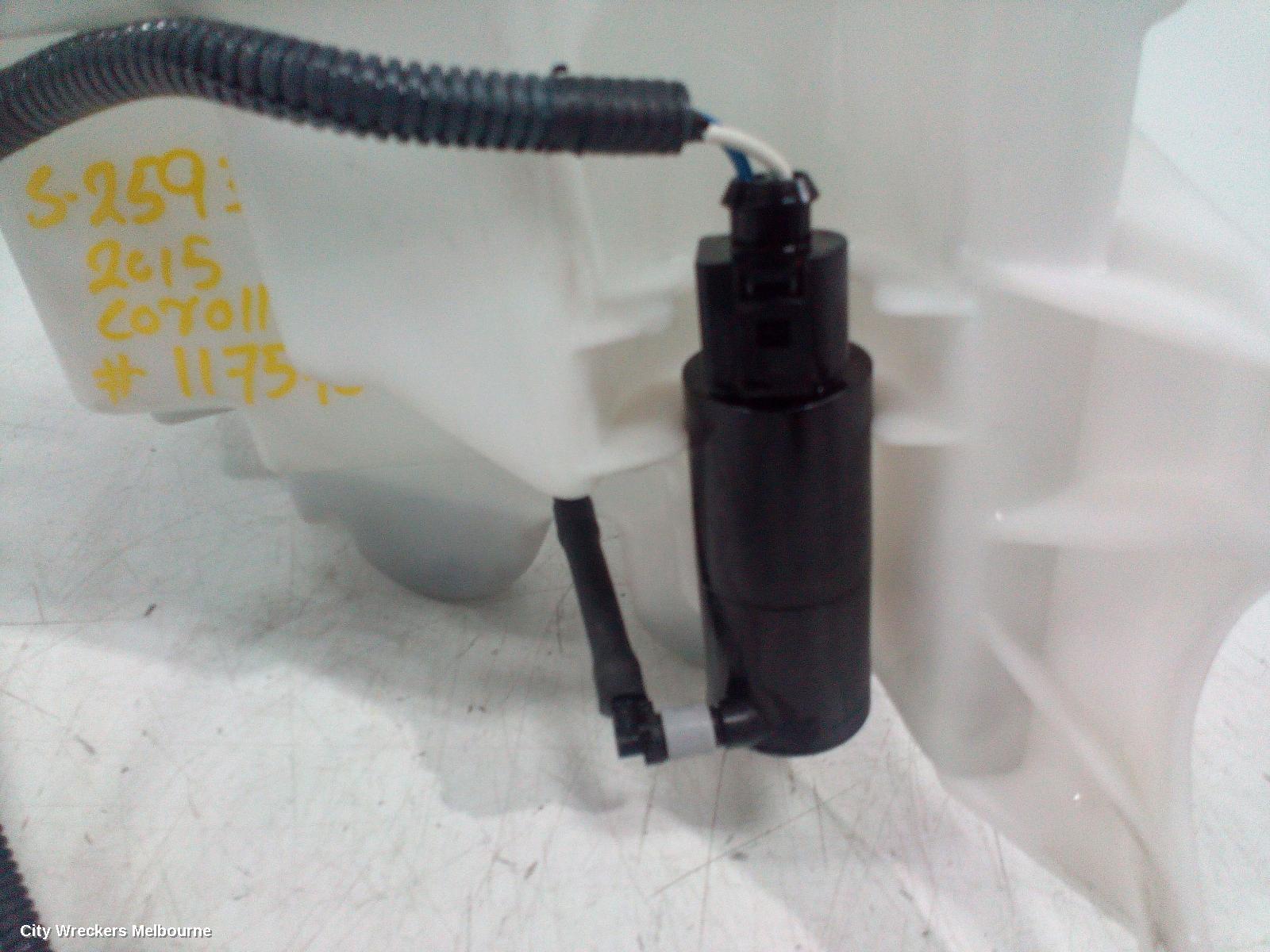 TOYOTA COROLLA WASHER BOTTLE, ZRE182R, HATCH, NON H/LAMP WASHER TYPE, 10/2012 - 06/2018 - Image 3