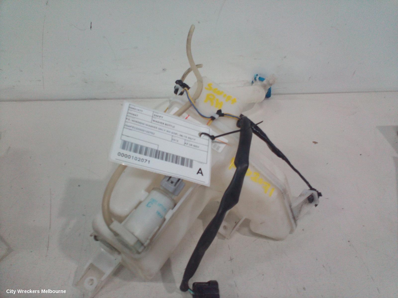 SUZUKI SWIFT WASHER BOTTLE, FZ, WINDOW WASHER ONLY (RH SIDE), 08/2010 - 03/2017 - Image 2